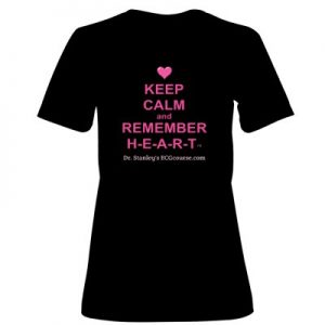 Women's HEART Acronym Fitted T-Shirt