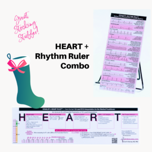 Dr Stanleys heart ruler, ECG rhythm ruler Combo Pack